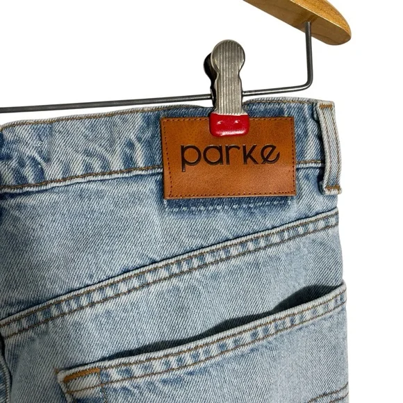 PARKE x Vintage Levi’s Baggy Tapered Crossover Light Wash Jeans - Picture 9 of 15